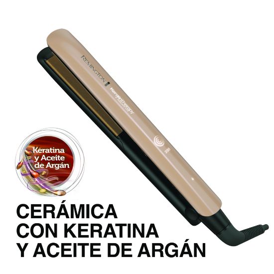 Imagen de S8599 Plancha Para Cabello Remington Keratina y Aceite de Argan