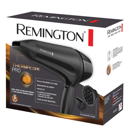 Imagen de D12A Secador Para Cabello Remington Keratina 2200W