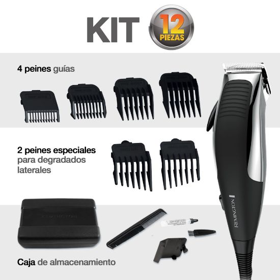 Imagen de HC-1080 Cortadora de Cabello Remington 12 PZA