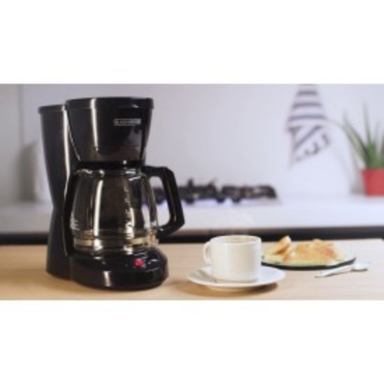 Imagen de CM0941B Cafetera ByD 12 tazas Jarra de Vidrio Duralife color Negro