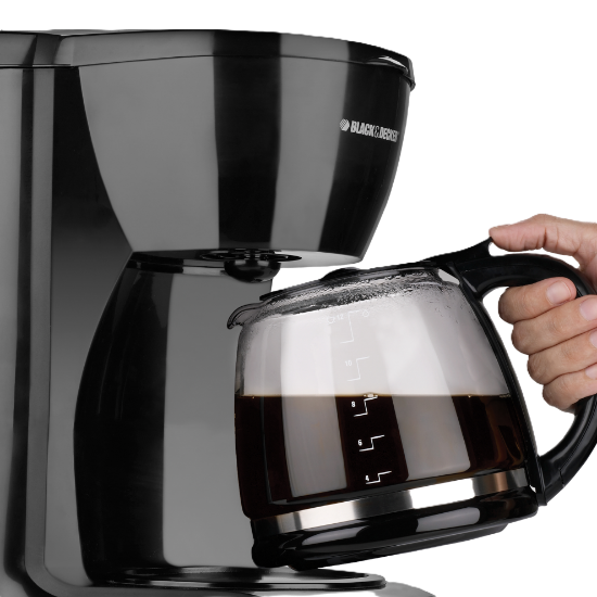 Imagen de CM0941B Cafetera ByD 12 tazas Jarra de Vidrio Duralife color Negro